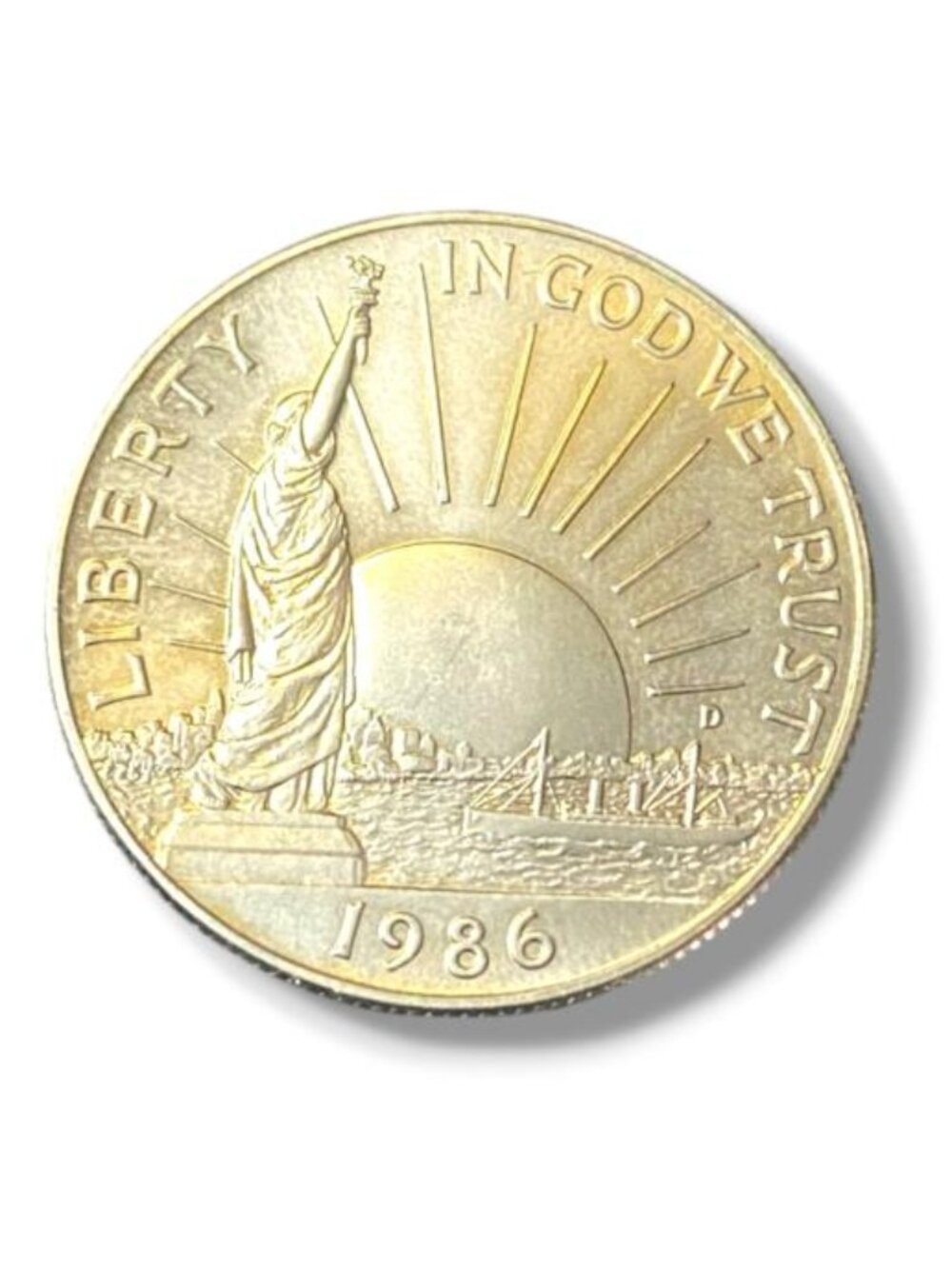 USA 1/2 DOLLAR 100TH ANNIVERSARY- STATUE OF LIBERTY 1986